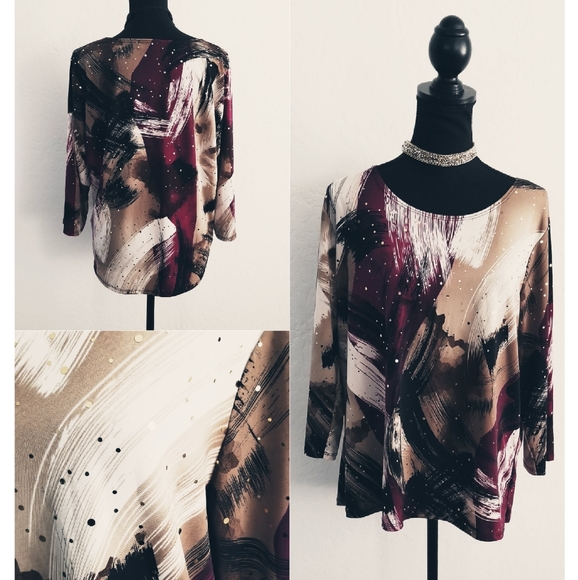 Brittany Black Tops - Brittany Black Top Plus Size 1X